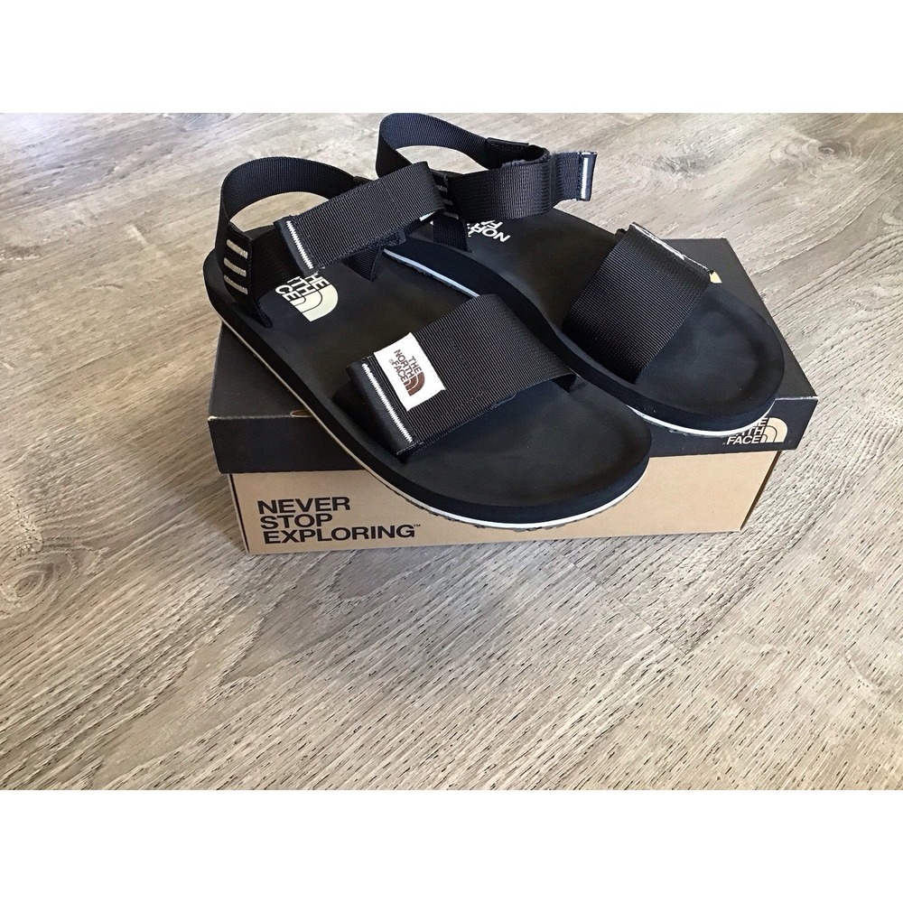 The North Face Womens Skeena Sandals Size 9 Black White New In Box Strappy